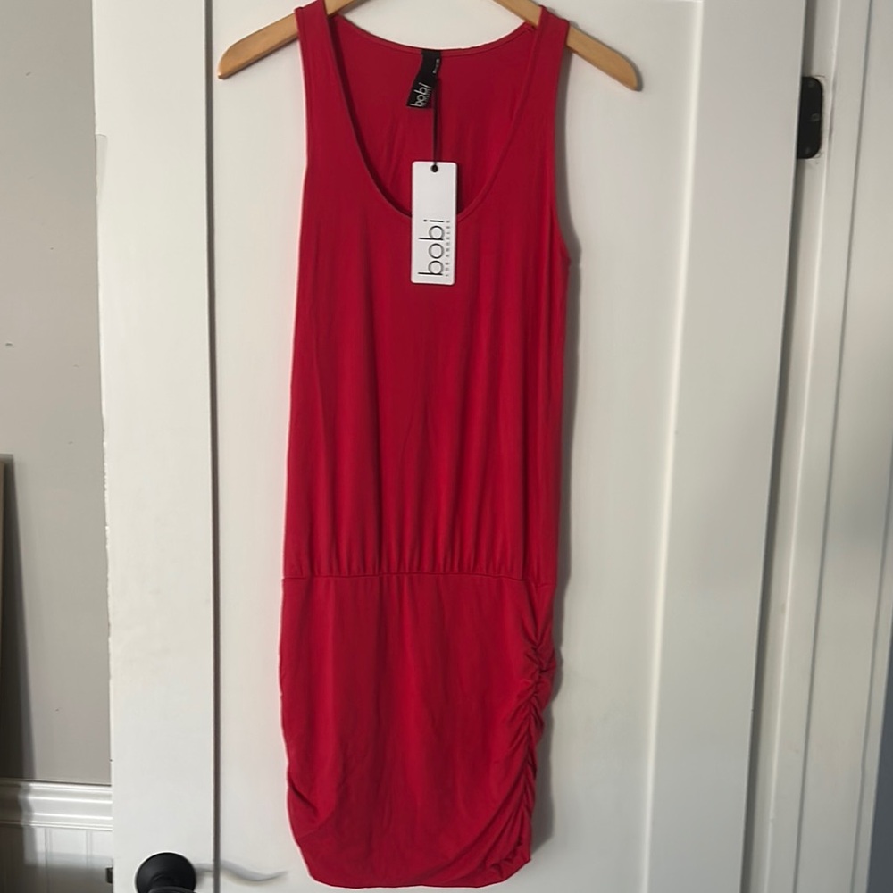 bobi Red Mini Dress